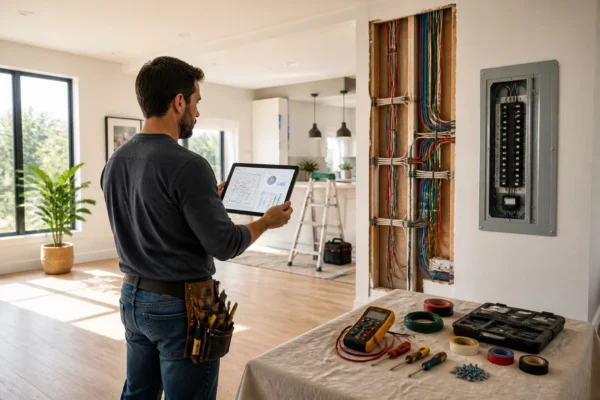 Prix rénovation électricité maison 100m² : budget 2026