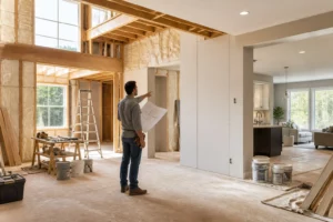 Renovation de maison planification et progres